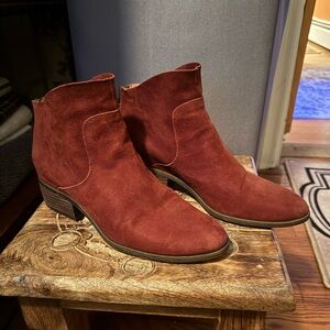 Luck Brand Suede Booties